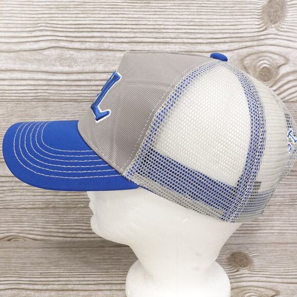 NEW! STL ST LOUIS CARDINALS BLUE GREY SGA STADIUM GIVEAWAY BUDWEISER HAT CAP - Picture 4 of 14